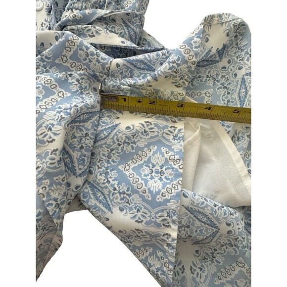 Hayden Los Angeles Blue Paisley Romper Size‎ Large - Picture 5 of 5